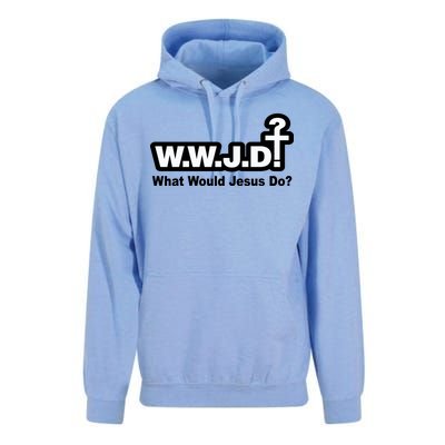 What Would Jesus Do WWJD? Unisex Surf Hoodie