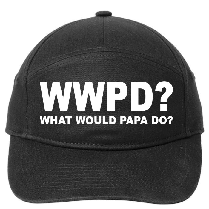 What Would Papa Do? WWPD 7-Panel Snapback Hat