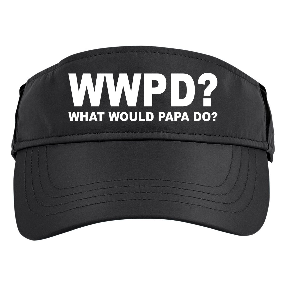 What Would Papa Do? WWPD Adult Drive Performance Visor