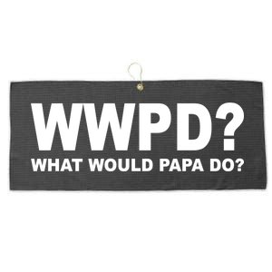 What Would Papa Do? WWPD Large Microfiber Waffle Golf Towel