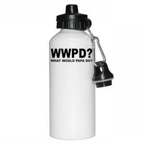 What Would Papa Do? WWPD Aluminum Water Bottle