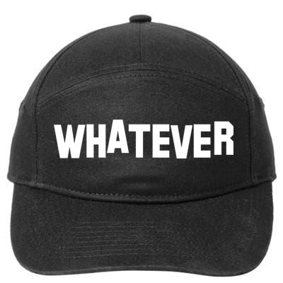 Whatever 7-Panel Snapback Hat