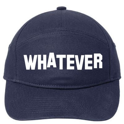 Whatever 7-Panel Snapback Hat