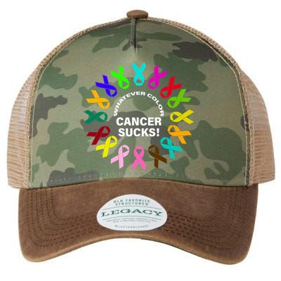 Whatever Color Cancer Sucks! Legacy Tie Dye Trucker Hat