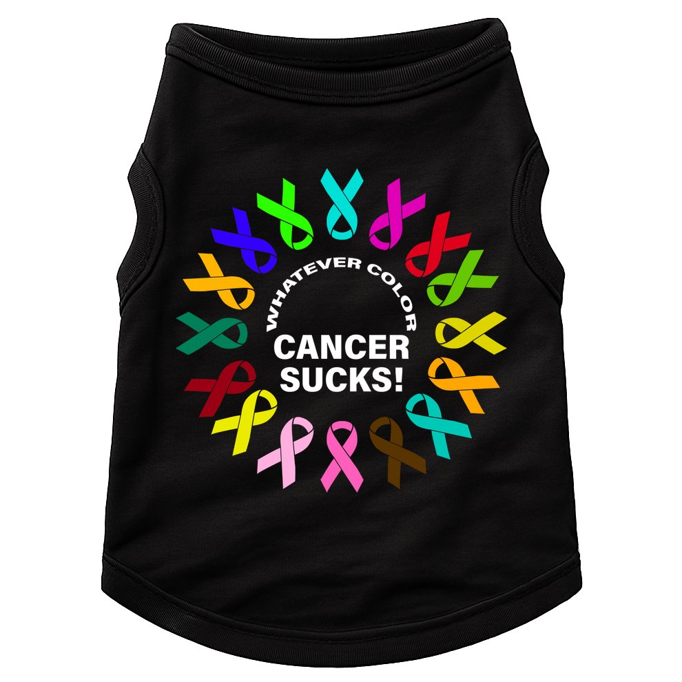 Whatever Color Cancer Sucks! Doggie Tank