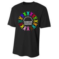 Whatever Color Cancer Sucks! Performance Sprint T-Shirt