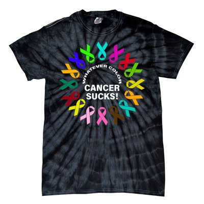 Whatever Color Cancer Sucks! Tie-Dye T-Shirt