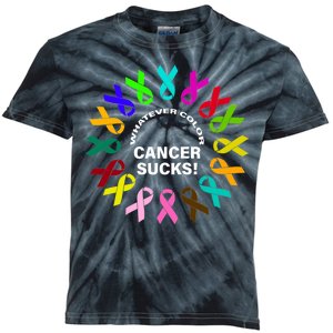 Whatever Color Cancer Sucks! Kids Tie-Dye T-Shirt