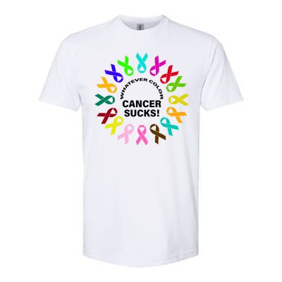 Whatever Color Cancer Sucks! Softstyle CVC T-Shirt