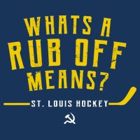 What's a Rub Off Means? V-Neck T-Shirt