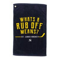 What's a Rub Off Means? Golf Towel
