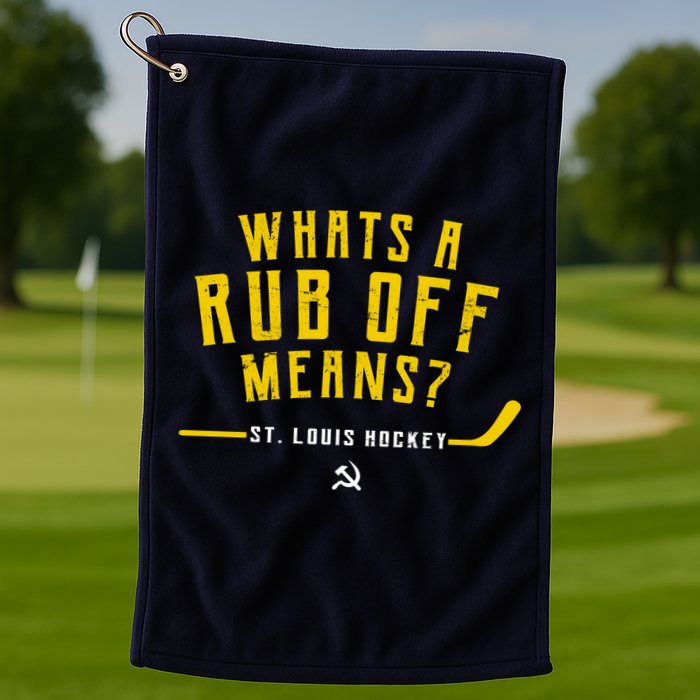What's a Rub Off Means? Golf Towel