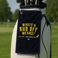 What's a Rub Off Means? Golf Towel