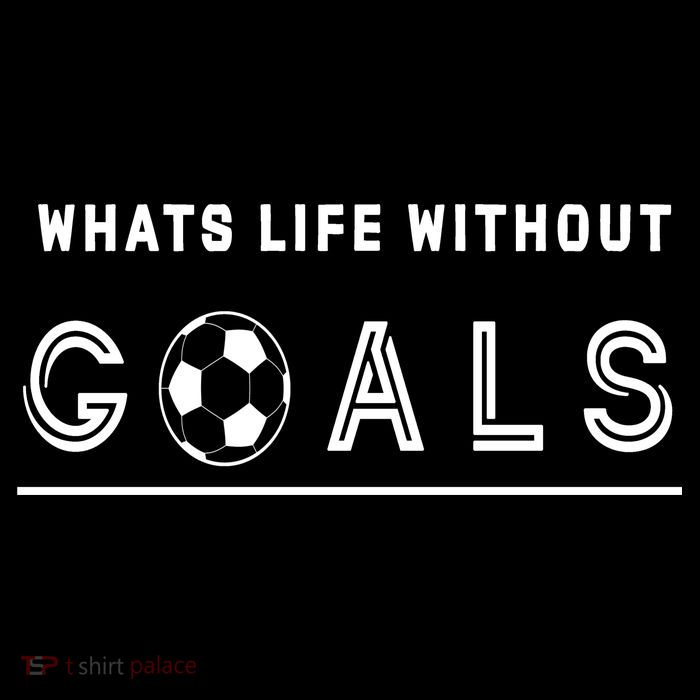What's Life Without Goals Soccer Drawstring Bag