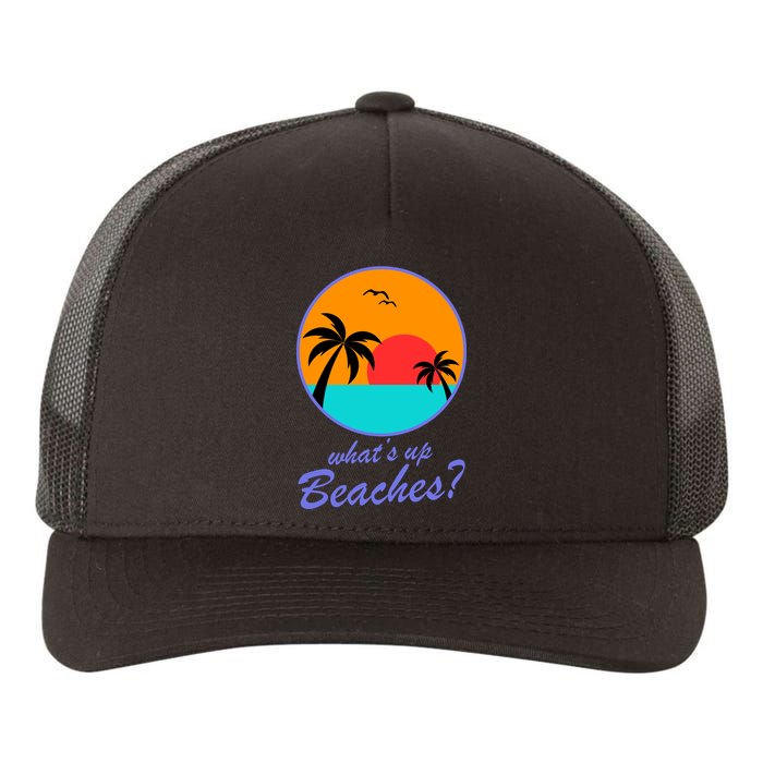 What's Up Beaches? Yupoong Adult 5-Panel Trucker Hat