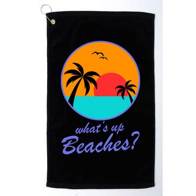 What's Up Beaches? Golf Towel