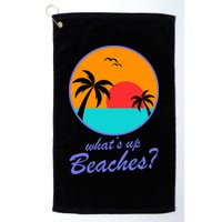 What's Up Beaches? Golf Towel