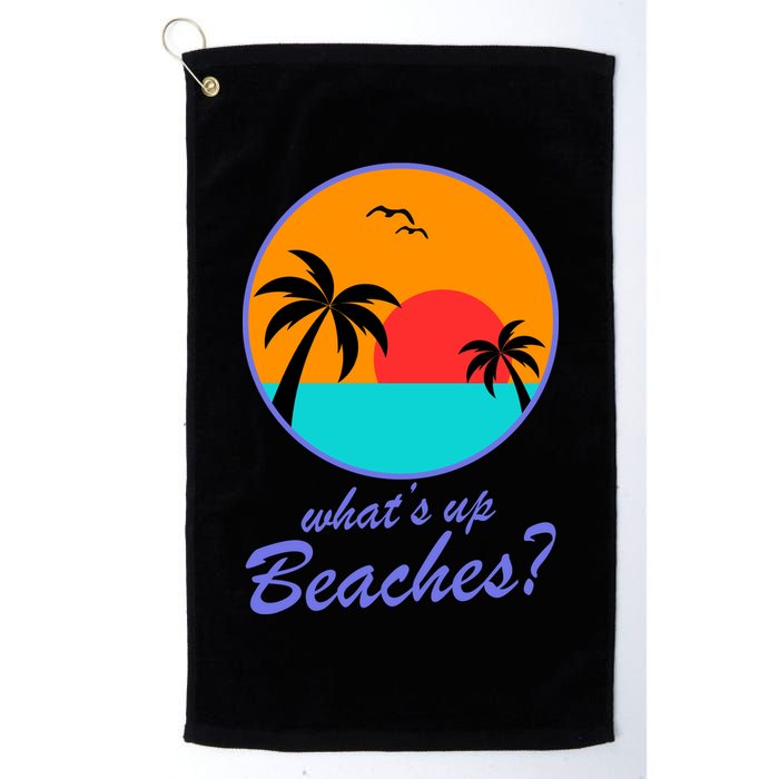 What's Up Beaches? Golf Towel