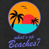 What's Up Beaches? Golf Towel