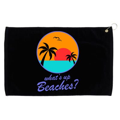 What's Up Beaches? Grommeted Golf Towel