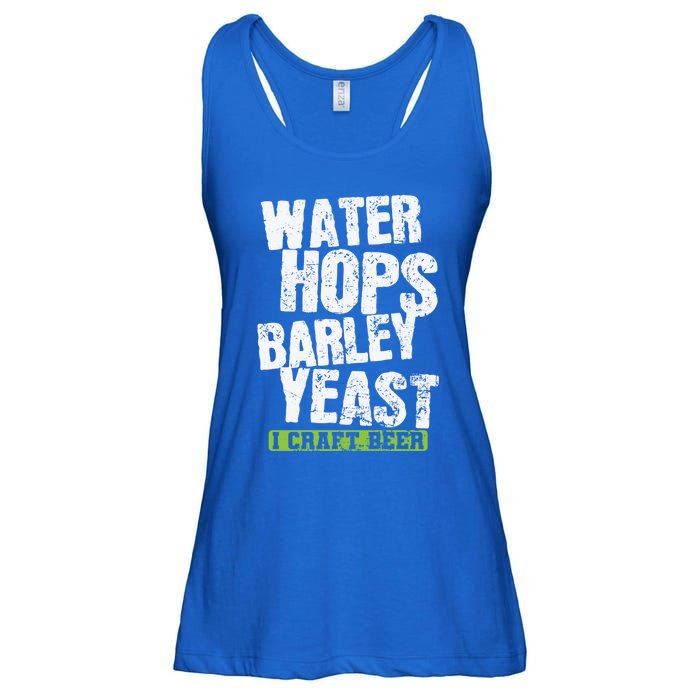 Water Hops Barley Yeast I Craft Beer Gift Ladies Essential Flowy Tank