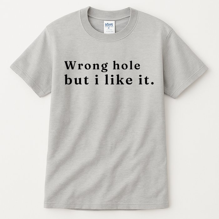 Wrong Hole But I Like It Funny Tall T-Shirt