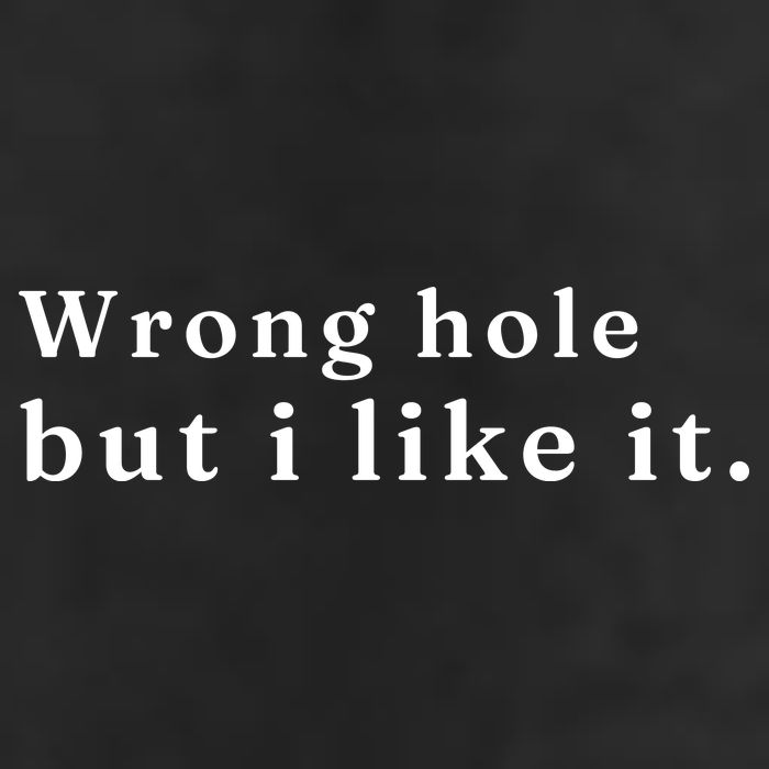 Wrong Hole But I Like It Funny Cool Comfort Performance Bucket Hat