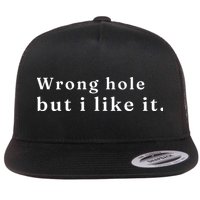 Wrong Hole But I Like It Funny Flatbill Hat