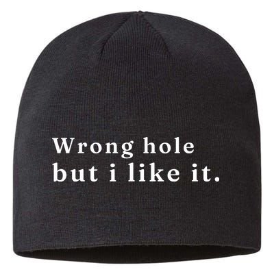 Wrong Hole But I Like It Funny Sustainable Beanie