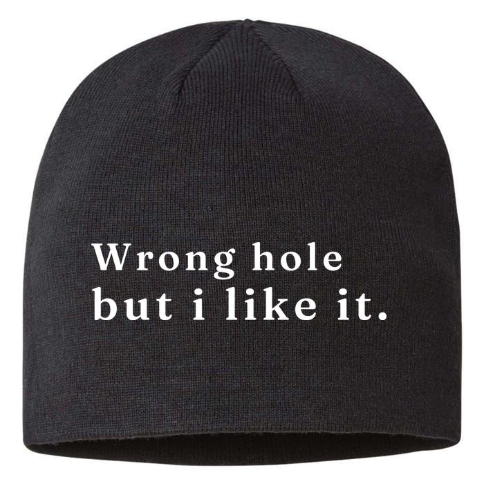 Wrong Hole But I Like It Funny Sustainable Beanie