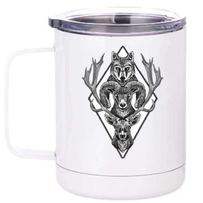 Wolfram Hart (B&Amp;W) 12 oz Stainless Steel Tumbler Cup