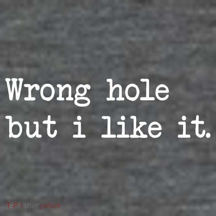 Wrong Hole But I Like It Funny Sayings Adult Humor Magnet