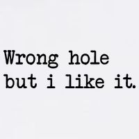 Wrong Hole But I Like It Funny Sayings Adult Humor Garment-Dyed Sweatshirt