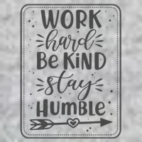 Work Hard Be Kind Stay Humble V-Neck T-Shirt