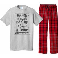 Work Hard Be Kind Stay Humble Pajama Set