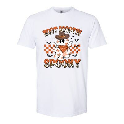 Western Halloween Boot Scoot Spooky Ghost Ghoul Softstyle® CVC T-Shirt