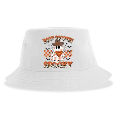 Western Halloween Boot Scoot Spooky Ghost Ghoul Sustainable Bucket Hat