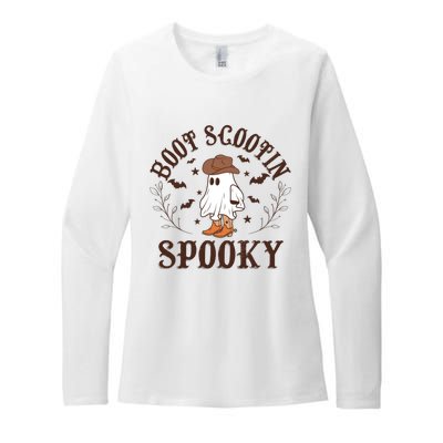 Western Halloween Boot Scoot Spooky Womens CVC Long Sleeve Shirt