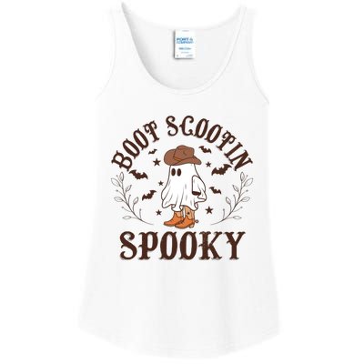 Western Halloween Boot Scoot Spooky Ladies Essential Tank