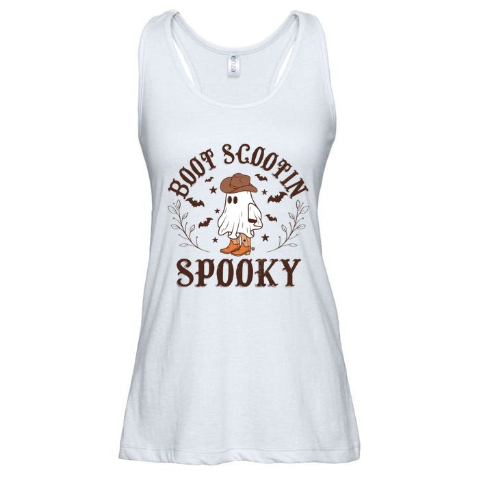 Western Halloween Boot Scoot Spooky Ladies Essential Flowy Tank