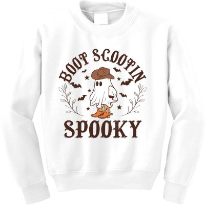 Western Halloween Boot Scoot Spooky Kids Sweatshirt