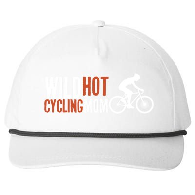 Wild Hot Cycling Mom Cycologist Biking Racing Bicycle Mtb Gift Snapback Five-Panel Rope Hat