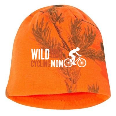 Wild Hot Cycling Mom Cycologist Biking Racing Bicycle Mtb Gift Kati - Camo Knit Beanie