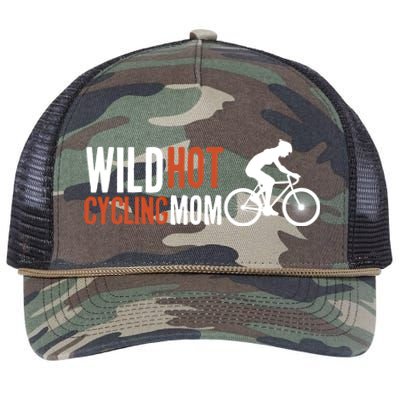 Wild Hot Cycling Mom Cycologist Biking Racing Bicycle Mtb Gift Retro Rope Trucker Hat Cap