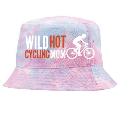 Wild Hot Cycling Mom Cycologist Biking Racing Bicycle Mtb Gift Tie-Dyed Bucket Hat