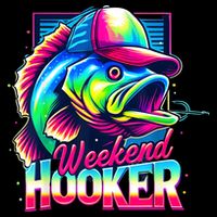 Weekend Hooker Colorful Fishing Doggie Tank