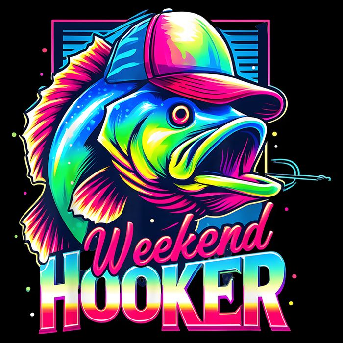 Weekend Hooker Colorful Fishing Doggie Tank