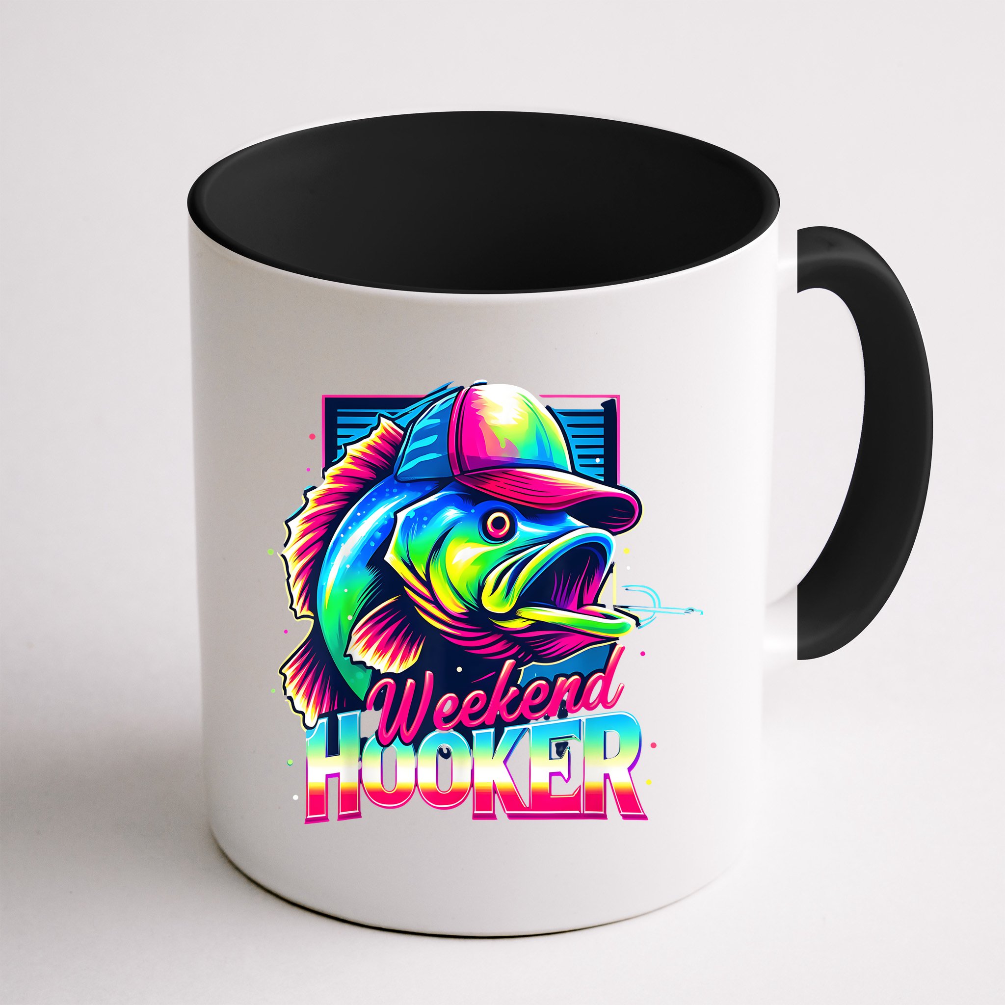 Weekend Hooker Colorful Fishing Mug