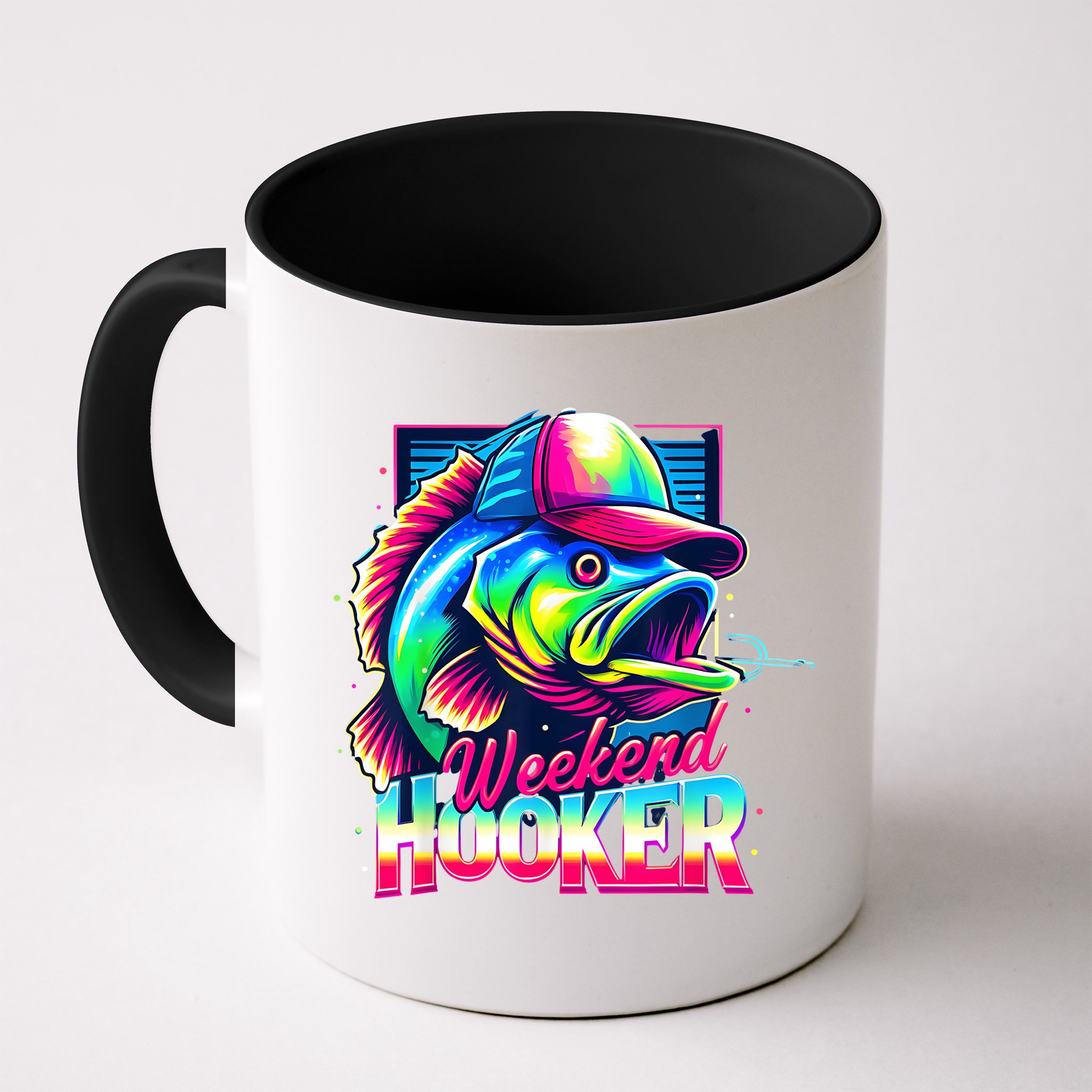 Weekend Hooker Colorful Fishing Mug