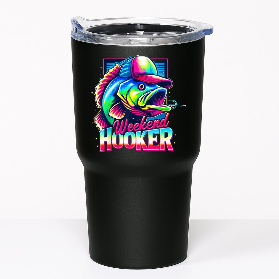 Weekend Hooker Colorful Fishing Tumbler